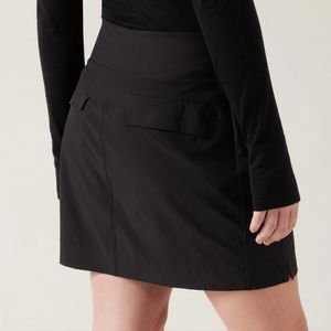 Athleta Black Soho Skirt Athletic Skort Size 14 TALL